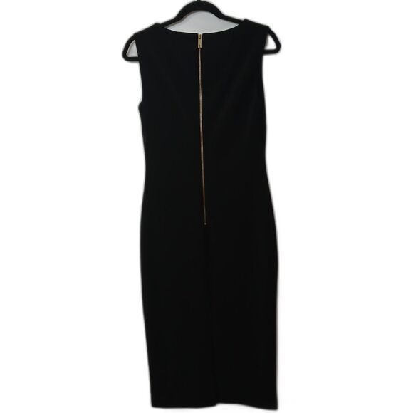 Ted Baker Tammara Black Embroidered Collar Party Cocktail Sheath Dress 3 (8) - Picture 3 of 11